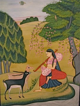 indio Painting - Kangra Art India Miniatura